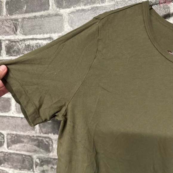 Jenni Kayne tee shirt olive green 100% cotton - Picture 3 of 7